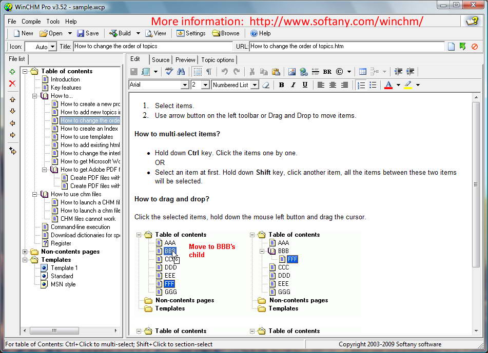 WinCHM help authoring software 4.3 Free Download Create help files